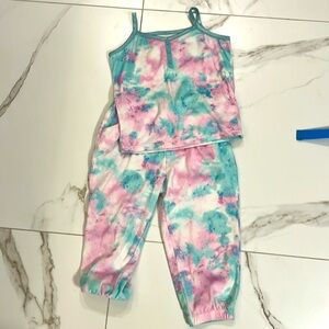 American girls Xs tie dye PJs